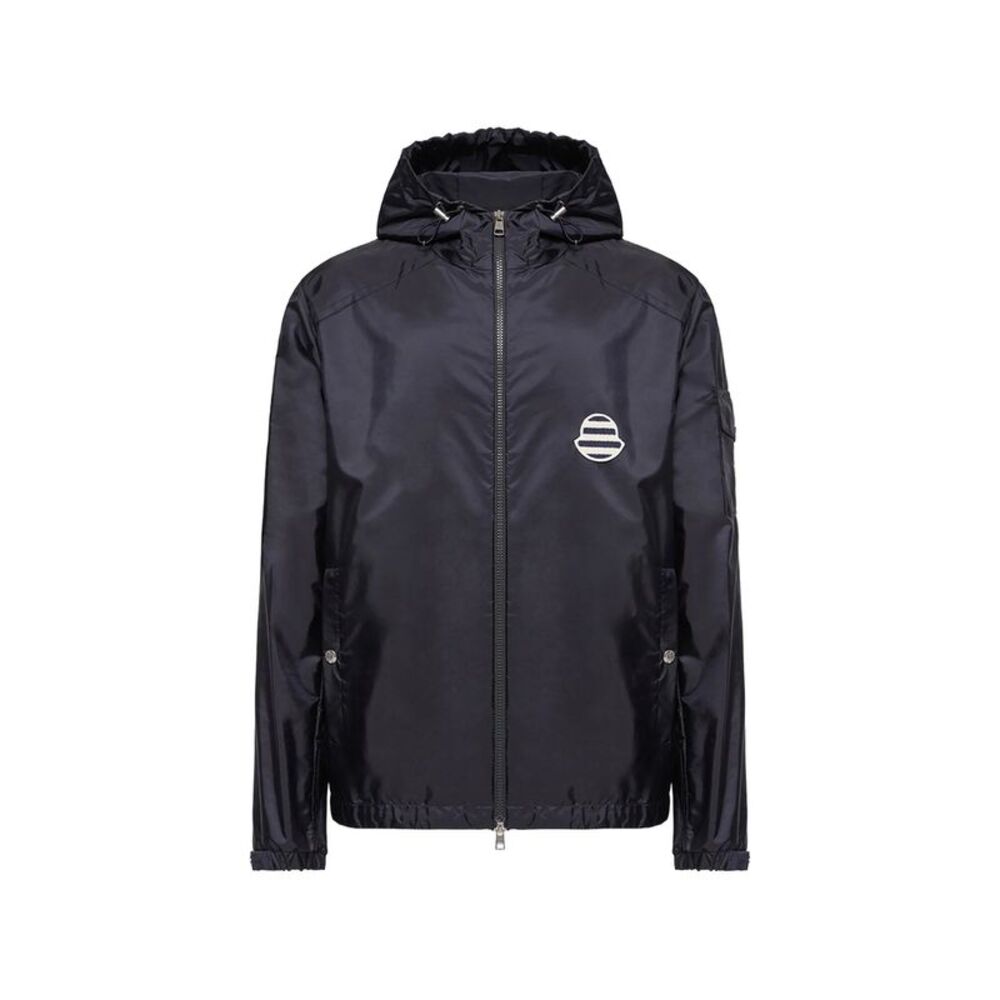 Moncler Blue Jackets - Hooded Jackets Men